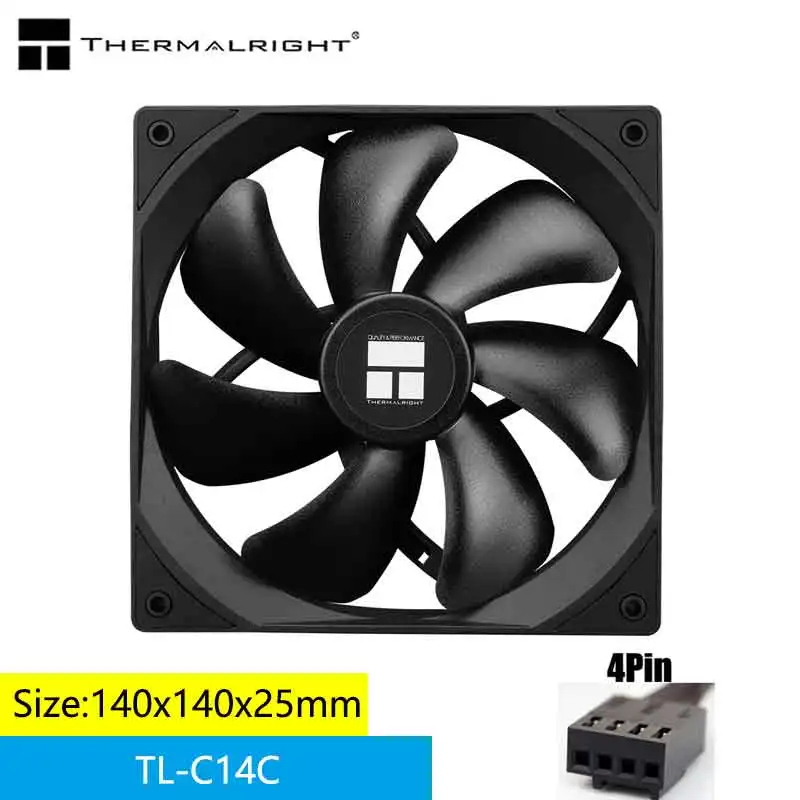 Pc Gaming Liquid - Thermalright TL-C14CW/14C-S 14 cm Koelventilator 5