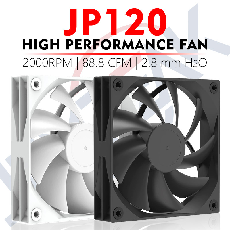 Pc Gaming Liquid - JUMPEAK JP120 120mm Fan 2000 RPM