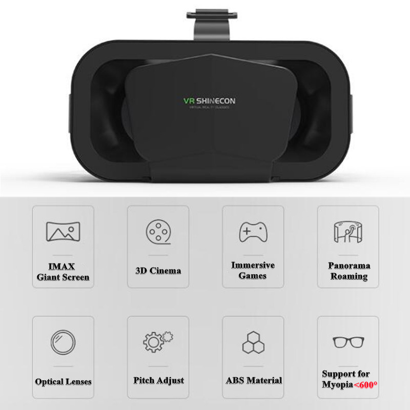 Shinecon Viar 3D VR-bril Virtu - Vr Headset Pc recensie en prijs